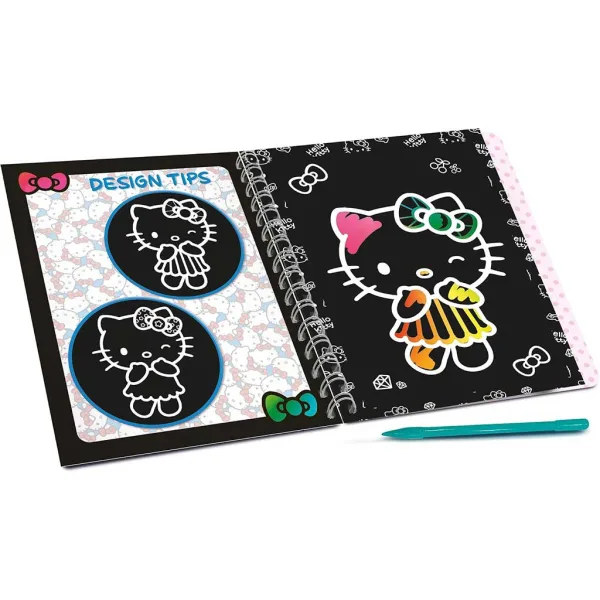 Hello Kitty zeszyt do tworzenia zdrapywanek - Lisciani zdjęcie 2