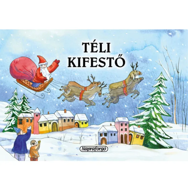 Zimowy kolorowanka zdjęcie 1
