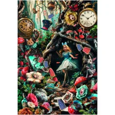 "Alicja w Krainie Czarów HQC puzzle 1000 elementów - Clementoni" zdjęcie 2