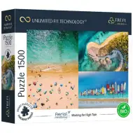 "Waiting for the tide, 1500-piece puzzle - Trefl" lengyelül ennyi lenne: "Czekając na przypływ, puzzle 1500 elementów - Trefl"