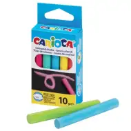 10-kolorowy zestaw kolorowych kred do tablic - Carioca