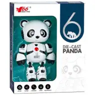 11, robotyczny przyjaciel panda z światłem i dźwiękiem, z metalową ramą