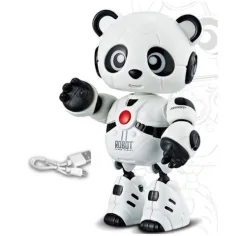 11, robotyczny przyjaciel panda z światłem i dźwiękiem, z metalową ramą zdjęcie 3