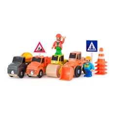 12-częściowy zestaw pojazdów budowlanych - Woodyland