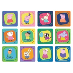 2 w 1 puzzle i gra pamięciowa Świnka Peppa - Trefl zdjęcie 4