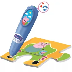 24-częściowe interaktywne puzzle podłogowe Świnki Peppy - Clementoni zdjęcie 4