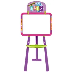 3 w 1 dwustronna tablica rysunkowa w kolorze różowym 37x99 cm zdjęcie 3