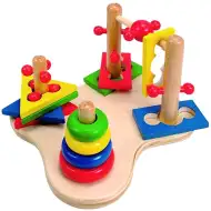 3D gra edukacyjna z drewna