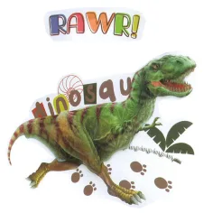 3D Świat Dinozaurów zestaw naklejek na ścianę z plakatem zdjęcie 4