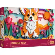 40. rocznica - Sztuka z papieru: Mały piesek, puzzle 160 elementów - Trefl