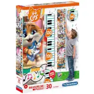 44+koty+psoty+miarka+ścienna+30-elementowe+puzzle+-+Clementoni