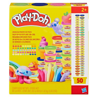 50-częściowy zestaw plasteliny Play-Doh Tęczowe party - Hasbro