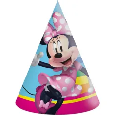 6-częściowy zestaw czapeczek imprezowych Minnie