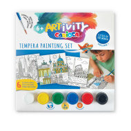 ARTivity Tempera zestaw malarski 6 x 10 ml z temperą - Ameryka - Carioca