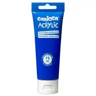 Acrylic farba akrylowa 75 ml w kolorze ciemnoniebieskim - Carioca