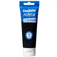Acrylic paint 75ml czarny kolor - Carioca