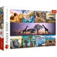 Afrika kolaż – puzzle HQ 1000 elementów – Trefl