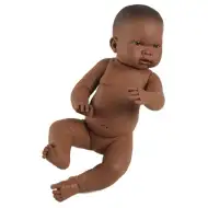 Afroamerykańska lalka niemowlęca dziewczynka 45 cm