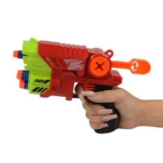 Air Blaster: Pistolet na piankowe pociski EVA z tarczą i nabojami 19x14cm zdjęcie 6