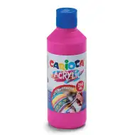 Akrylowa farba 250ml w kolorze różowym - Carioca