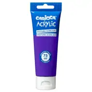 Akrylowa farba 75ml w kolorze fioletowym - Carioca