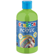 Akrylowa farba w kolorze zielonym, 250 ml - Carioca