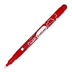 Akrylowy marker, czerwony, 0,5 mm - Carioca zdjęcie 2