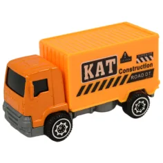 Alloy Car: 6-częściowy zestaw ciężarówek budowlanych 8 cm zdjęcie 2