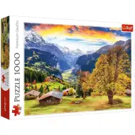 Alpejska wioska 1000-elementowe puzzle premium - Trefl