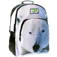 Animal Planet: Plecak szkolny z motywem niedźwiedzia polarnego, 44x32x20 cm