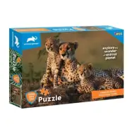 Animal Planet: Rodzina gepardów 1000-elementowe puzzle