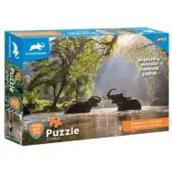 Animal Planet: Słonie w jeziorze 1000-elementowe puzzle