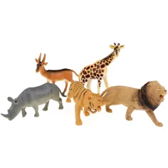 Animal World Zestaw 6 figurek dzikich zwierząt zdjęcie 2