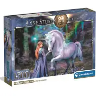 Anna Stokes - Królestwo jednorożców HQC 1500-elementowe puzzle compact - Clementoni