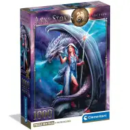 Anna Stokes: Smoczy Mag 1000-elementowe puzzle - Clementoni