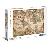 Antyczna mapa świata HQC 3000 elementów puzzle - Clementoni