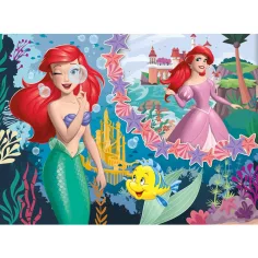 Ariel dwa światy 2 w 1 48-elementowe ekologiczne mini puzzle i kolorowanka 35x25 cm - Lisciani zdjęcie 2