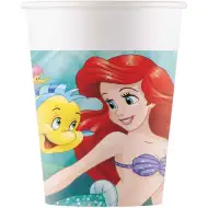 Ariel, mała syrenka – zestaw 8 papierowych kubków, 200 ml