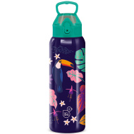 Ars Una: 3D tukanowy, dwuwarstwowy metalowy bidon 700 ml