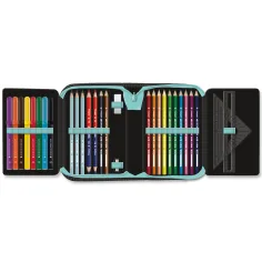 Ars Una: A.R.M.S. rozkładany piórnik wypełniony z motywem robota 12,8 x 19,3 x 3,6 cm zdjęcie 2