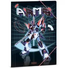 Ars Una: A.R.M.S. teczka z gumką z motywem robota, format A4