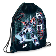 Ars Una: A.R.M.S. worek gimnastyczny z motywem robota, torba sportowa 32x42 cm