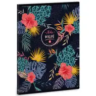 Ars Una: Aloha Night zeszyt gładki z dodatkowymi klamrami A/5