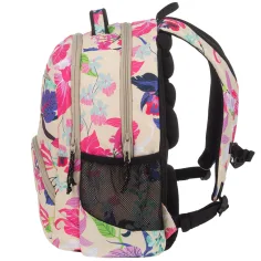 Ars Una: Beach flowers kwiecisty ergonomiczny plecak szkolny, plecak 33x45x24 cm zdjęcie 4
