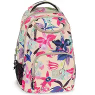 Ars Una: Beach flowers kwiecisty plecak szkolny AU-6, 34x45x26 cm