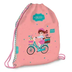 Ars Una: Bonjour worek gimnastyczny, torba sportowa 32x42 cm