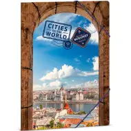 Ars Una: Cities Budapest gumowa teczka na dokumenty A/4