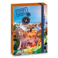 Ars Una: Cities of the World teczka z widokiem na Barcelonę A/4