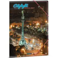 Ars Una: Citylight Barcelona teczka A/4 z gumką
