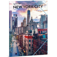 Ars Una: Cityscape - New York teczka z gumką, format A4